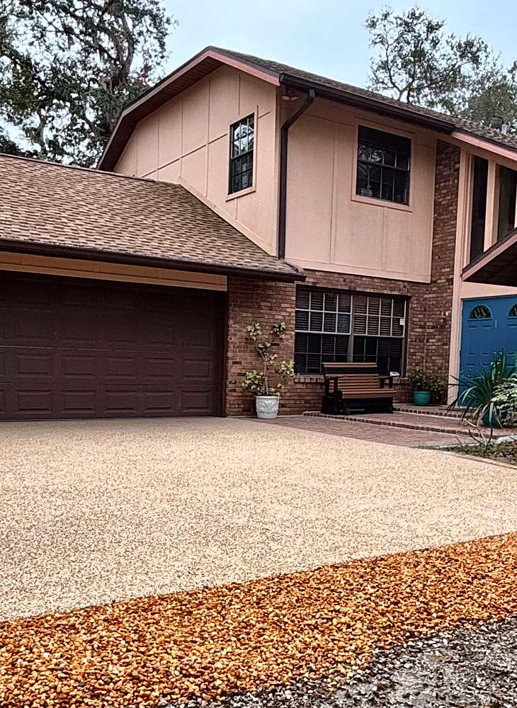 Finished Vuba Stone driveway